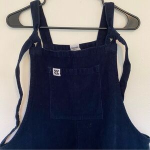 Lucy & Yak original corduroy dungarees in navy